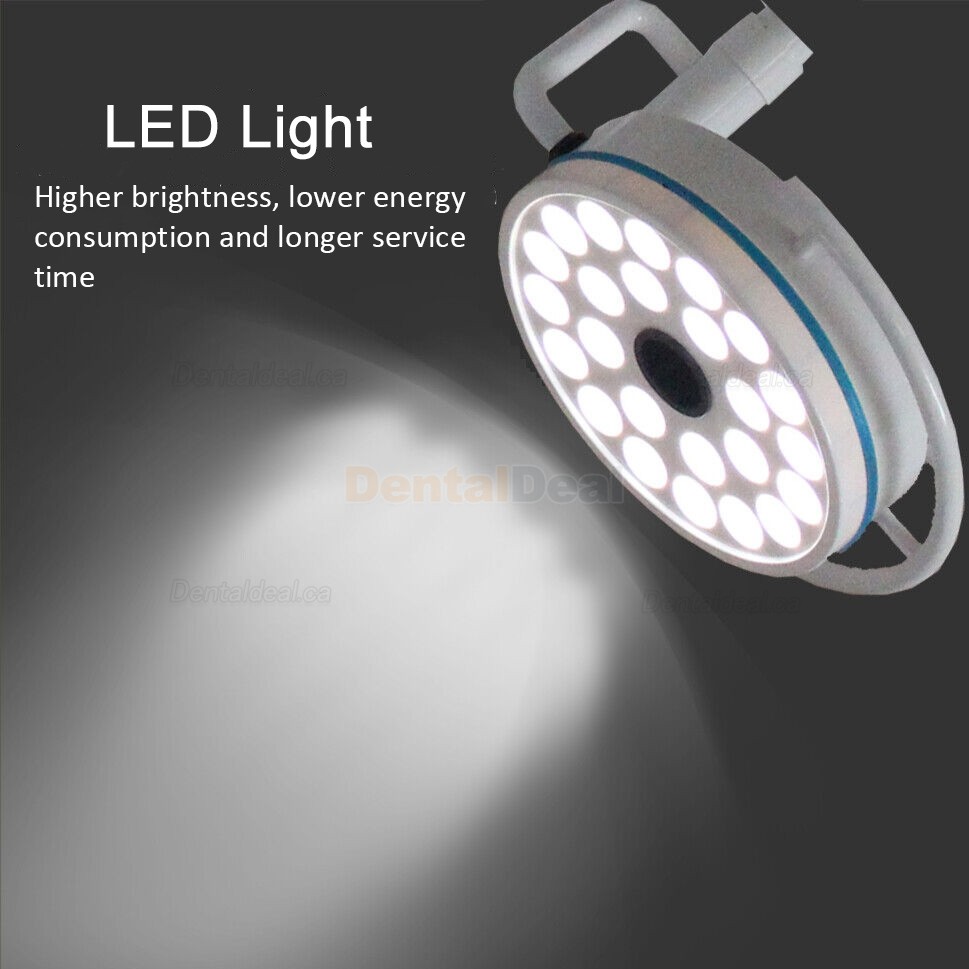 72W Ceiling Mounted Dental LED Light 24 Cold Light Shadowless Operating Lamp